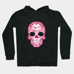 Pink Sugar Skull Hoodie